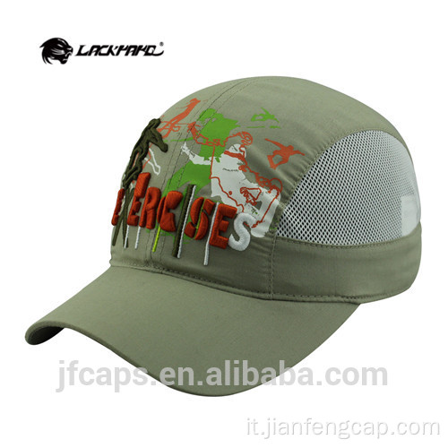 Cappello da baseball sportivo con visiera fashion