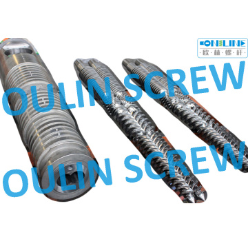 55/110 Twin Conical Screw and Barrel