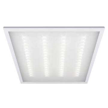 Armstrong Panel Light Universal Installatie 595x595 Prismatic verzonken LED -paneel met achtergrondverlichting
