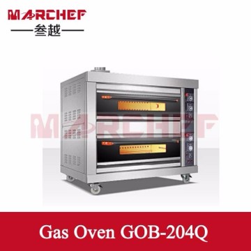 GOB-204Q 2 Layers 4 Pans Industrial Gas Oven_Gas baking equipment_ Bakery oven