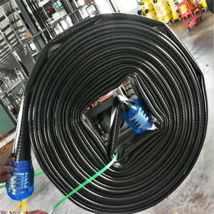 Tpu Layflat Hose 12inch 200psi Oil Gas Field Water Transfer Hose