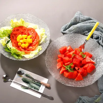 Creative glass fruit plate