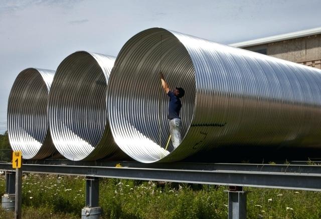 tubo de aço corrugado de alta qualidade que faz a máquina