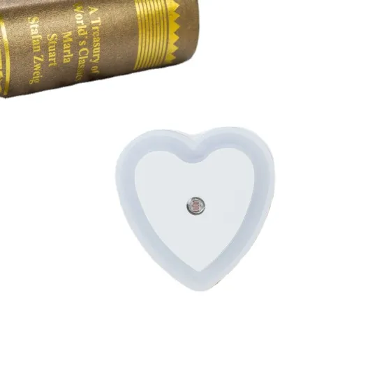 Heart-shaped Home Smart Light Induction IR Sensor Control LED baby Bed Bedroom Night Light