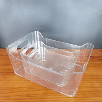 Wholesale Clear PET Drawer Refrigerator Storage Bins: Customizable Pantry & Freezer Organizers