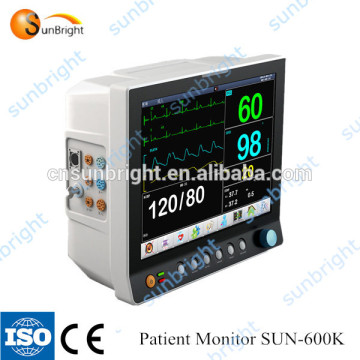 ECG/RESP/SpO2/NIBP/2-Temp/patient monitor