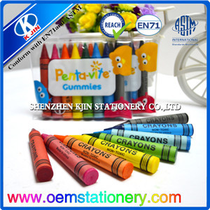 8.8cm Finger Shaped Wax Crayon / Children Crayon /Kids Wax Crayon