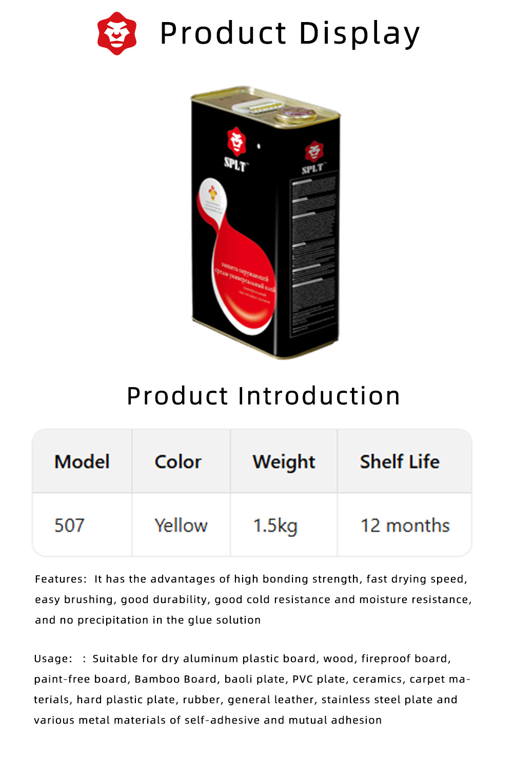 Universal Glue for Wood Metal Plastic Panels X