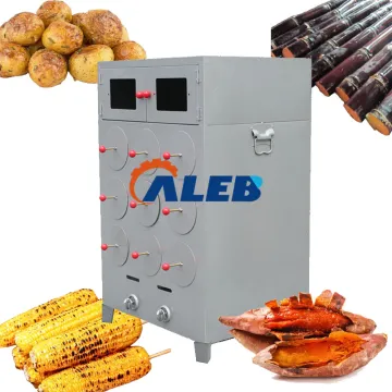 New Style Double Layer Chinese Chestnut and Sweet Potato Baking Oven Grill