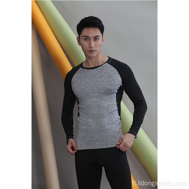 Pakyawan na may mataas na kalidad na long sleeve fitness fitness