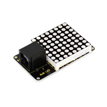 Keyestudio RJ11 EASY Plug I2C 8x8 LED Dot Matrix Display Module for Arduino