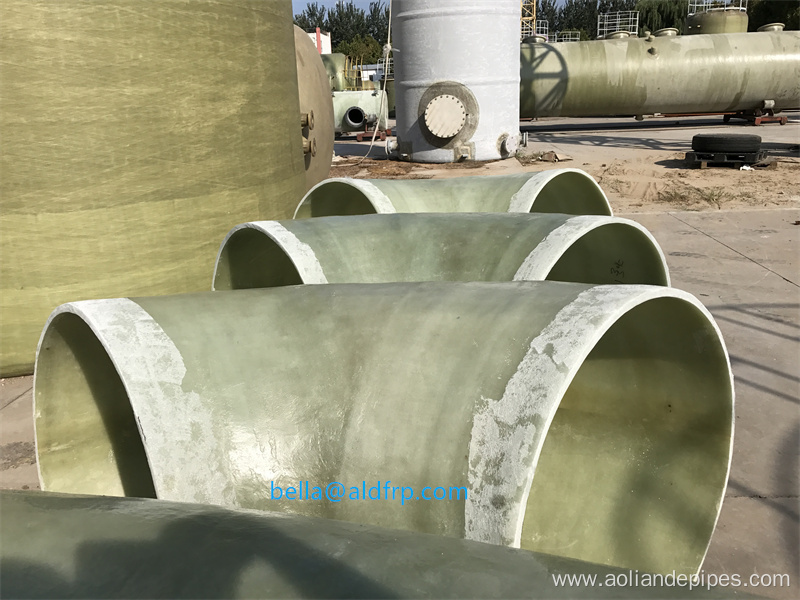 FRP/GRP Customized Hand Made Tee for Pipe Connection