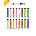 Yuoto 1500 퍼프 일회용 vape 도매