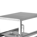 Stainless Steel Single-line GN Pan Trolley With Top Board