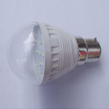 Solar LED Lamp, 12V DC with Clear PC Cover, High Brightness, 0.5W