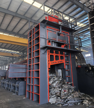 hydraulic scrap steel iron baler shear machine