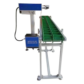SMARTECH Flying CO2 Laser Marking Machine for Dried Coconut Shells