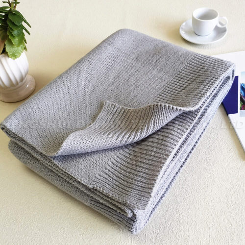 Fleece Blanket best 100% Acrylic knitted blanket for sale Manufactory