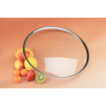 Mirror polish ss rim T type glass lid