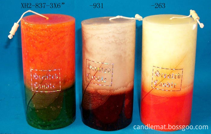 Wholesale cylinder type craft candle