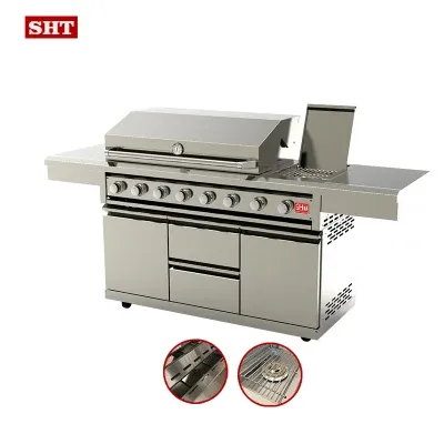 Hot Sale Custom BBQ Outdoor Furniture Stainless Steel Gas Grill