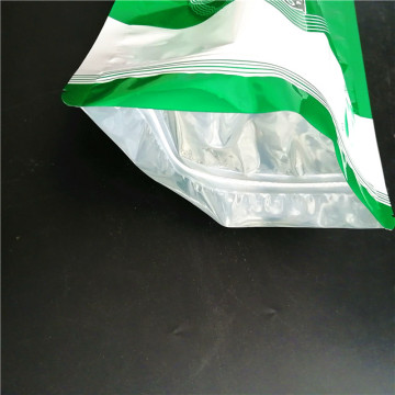 Food grade plastic Stand-Up Zipper Bag with zipper