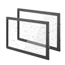 Pantalla táctil infrarroja impermeable con vidrio