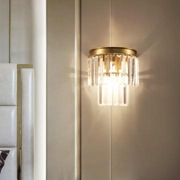 Modern LED Crystal Wall Lamp for Luxury Indoor Decoration