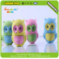 Cute Kids 3D Owl puzzle eraser for promotional