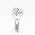 Round Plastic Polished Manual Hand Shower