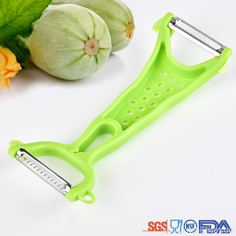 5 in 1 stainless steel fruit julienne peeler