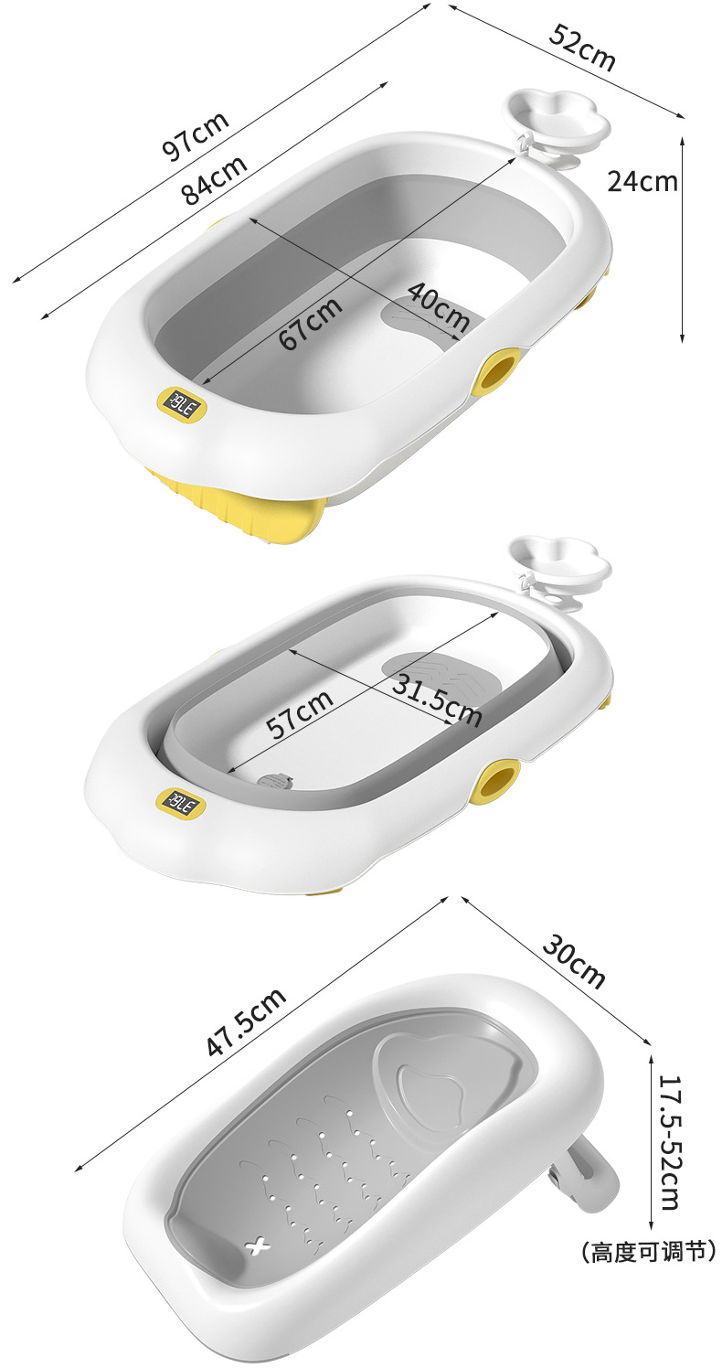 Baby Infant Portable Foldable Bath Tub