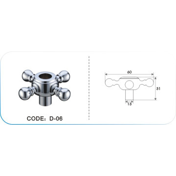 Zinc Alloy Resisitant Delta Two Handle Shower Faucet
