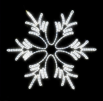 LED 3D Snowflake Motif Lights: إضاءة العطلات الزخرفية