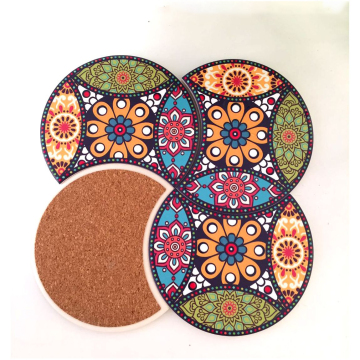 Hot Selling Custom Stone Ceramic Coasters for Kitchen Beverage Cups