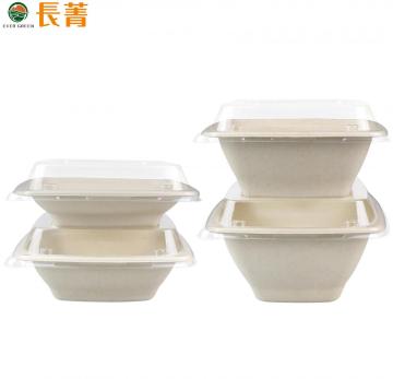 100 % Biodegradable Compostable Pulp Salad Container