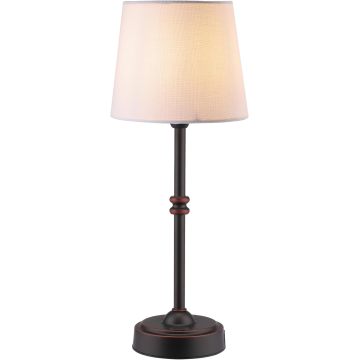 Cordless LED Table Lamp With Linen Shade
