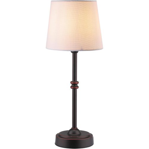 Cordless LED Table Lamp With Linen Shade