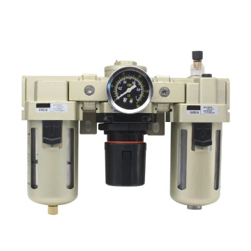 SMC AC4000 1/2 inch FRL Unit: Comprehensive Air Source Treatment Solution Including Regulator, Filter, and Lubricator