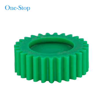 Plastic wear resistant oil containing small module gear