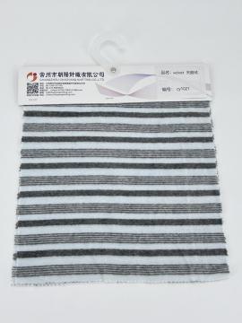 Polyester Velvet Çizgiler Ev için Desen Kumaş