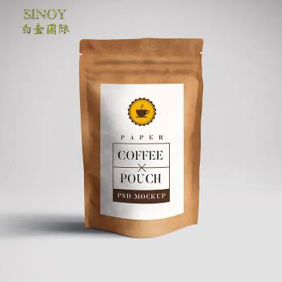 Custom Printed Drip Bag Coffee/ Small Foil Kraft Packaging Bag
