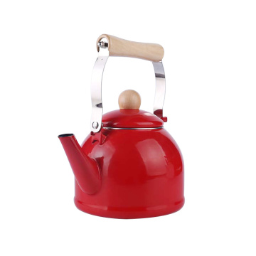 Quality Enamelware Hot Tea Coffee Travel Water Enamel Teapot Kettle