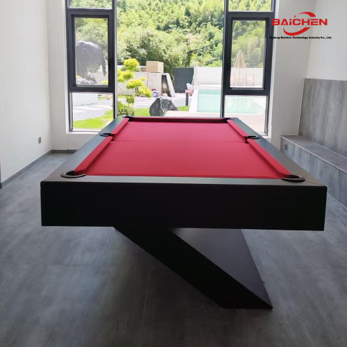 modern gri keçe ev bilardo masası