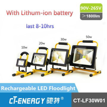 Fashion color rechargeable 10w led floodlights