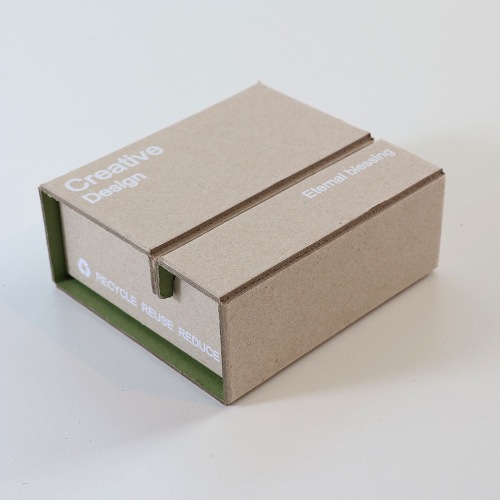 two folding gift cosmetics storage pe film box