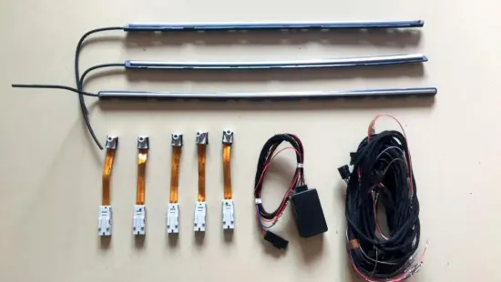 rear Car Door Panel LED Decorative Atmosphere Lights Dashboard atmosphere lamp Monochrome or multicolor for V W Golf 7 Golf 7.5