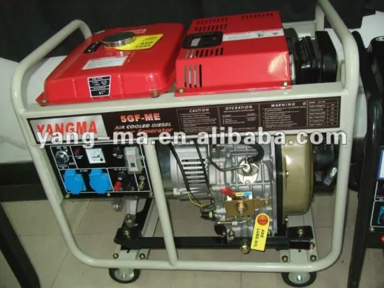 model 6GF-ME,6KW air cooled engine electric start power diesel generator 6.5kva