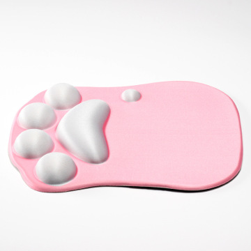 Factory Claw Shape Cute Silicone Gel Mouse Pad with Wrist Rest Support