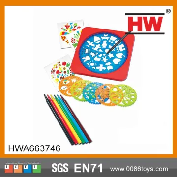 High Quality Kids Art Plastic Drawing Stencil